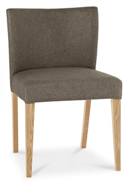 Turin Light Oak Low Back Upholstered Chair Black Gold Bentley