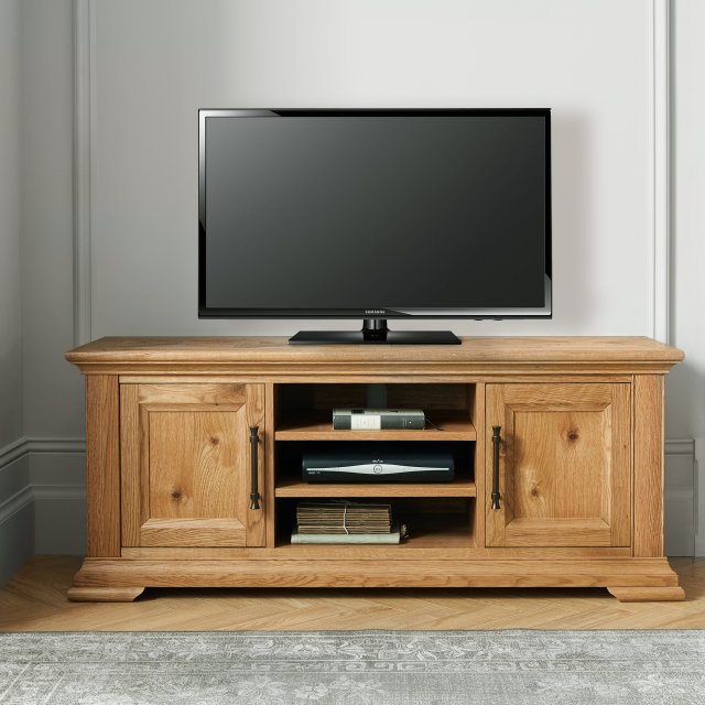 Signature Collection Belgrave Rustic Oak Wide Tv Unit