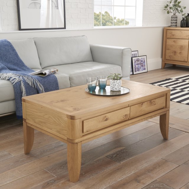 Signature Collection High Park Coffee Table With Drawers