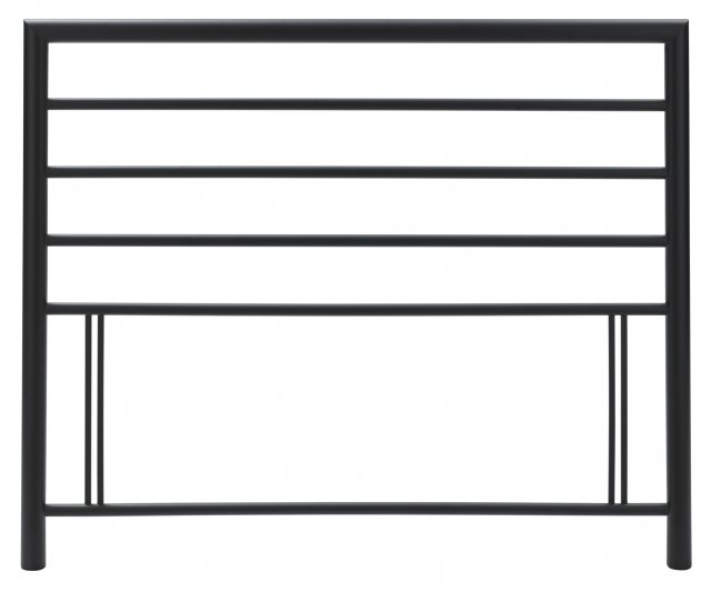 Black metal headboard double Clearance