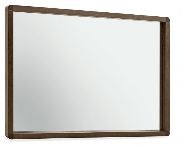 Premier Collection Capri Walnut Wall Mirror