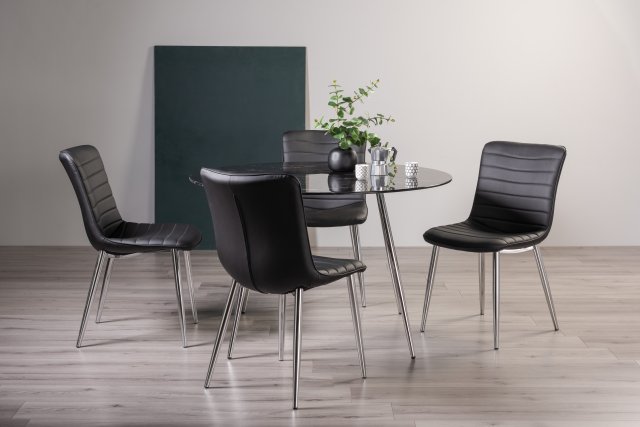 Glass table discount 4 seater