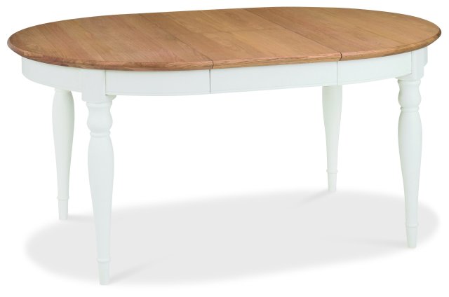 Premier Collection Hampstead Two Tone 4-6 Extension Dining Table - Grade A3 - Ref #0287