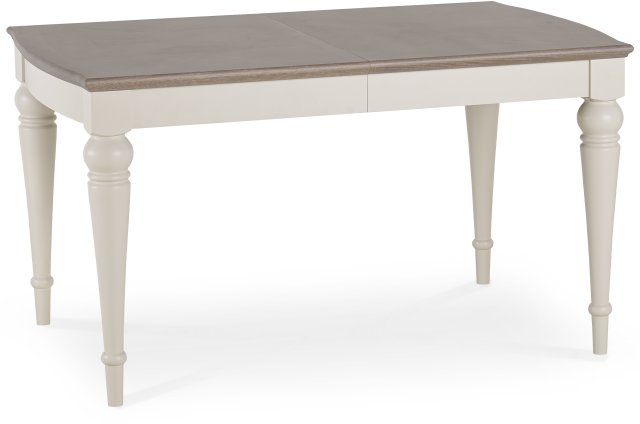 Premier Collection Montreux Grey Washed Oak & Soft Grey 4-6 Extension Table - Grade A3 - Ref #0469