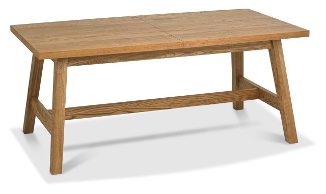 Signature Collection Camden Rustic Oak 4 - 6 Seater Dining Table - Grade A3 - Ref #1084