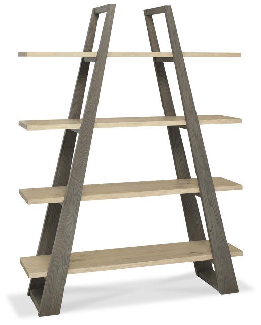 Premier Collection Cadell Aged Oak Open Display Unit - Grade A3 - Ref #1107