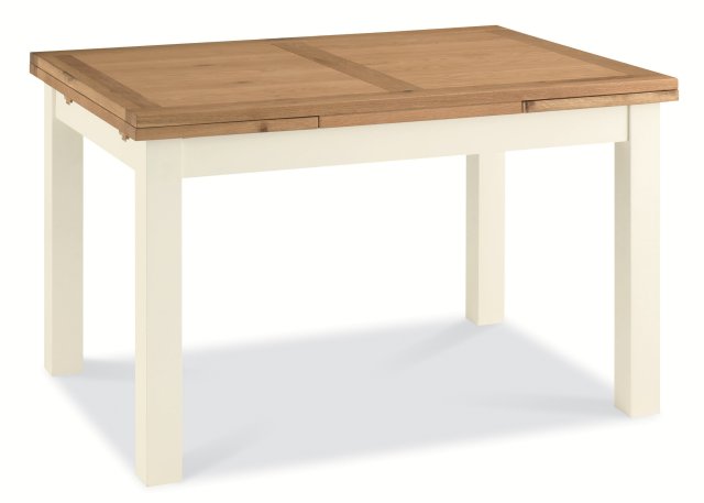 Premier Collection Provence Two Tone 4-6 Draw Leaf Extension Dining Table - Grade A3 - Ref #1121