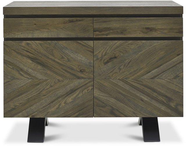 Signature Collection Ellipse Fumed Oak Narrow Sideboard - Grade A2 - Ref #1139