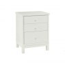 Gallery Collection Atlanta White 3 Drawer Nightstand