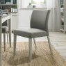 Premier Collection Bergen Grey Washed Upholstered Chair - Titanium Fabric (Pair)