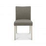 Premier Collection Bergen Grey Washed Upholstered Chair - Titanium Fabric (Pair)