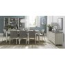 Premier Collection Bergen Grey Washed Upholstered Chair - Titanium Fabric (Pair)