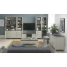 Premier Collection Bergen Grey Washed Oak & Soft Grey Media Unit