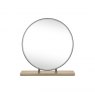 Premier Collection Brunel Scandi Oak & Dark Grey Vanity Mirror