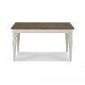 Premier Collection Hampstead Soft Grey & Walnut 4-6 Extension Table - Rectangular