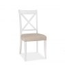Premier Collection Hampstead Two Tone X Back Chair - Sand Fabric (Pair)