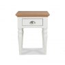 Premier Collection Hampstead Two Tone Lamp Table - Turned Leg