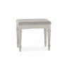 Premier Collection Montreux Urban Grey Stool - Pebble Grey Fabric