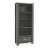 Premier Collection Oakham Dark Grey & Scandi Oak Bookcase