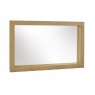 Premier Collection Turin Light Oak Landscape Mirror