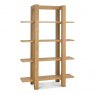 Premier Collection Turin Light Oak Open Shelf Unit
