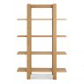 Premier Collection Turin Light Oak Open Shelf Unit