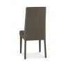 Premier Collection Miles Walnut Taper Back Chair - Titanium Fabric  (Pair)