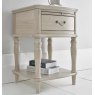 Signature Collection Bordeaux  Chalk Oak 1 Drawer Nightstand