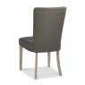 Signature Collection Bordeaux Chalk Oak Uph Chair -  Titanium Fabric (Pair)