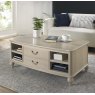 Signature Collection Bordeaux Chalk Oak Coffee Table With Drawers