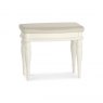 Signature Collection Bordeaux Ivory Stool - Ivory Bonded Leather