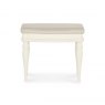 Signature Collection Bordeaux Ivory Stool - Ivory Bonded Leather