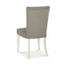 Signature Collection Chartreuse Antique White Upholstered Chair - Titanium Fabric (Pair)