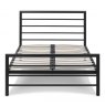 Headboards & Bedsteads Collection Urban Matt Black Bedstead Small Double 122cm