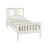 Gallery Collection Atlanta White High Footend Bedstead Single 90cm