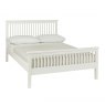 Gallery Collection Atlanta White High Footend Bedstead Small Double 122cm