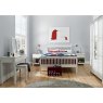 Gallery Collection Atlanta White High Footend Bedstead Double 135cm