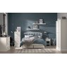 Premier Collection Ashby White Slatted Headboard Small Double 122cm