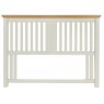 Premier Collection Hampstead Soft Grey & Pale Oak Headboard Slatted Double 135cm