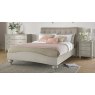 Premier Collection Montreux Urban Grey Uph Bedstead Vertical Stitch Pebble Grey Fabric King 150cm