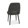 Premier Collection Vintage Peppercorn Upholstered Chair - Dark Grey Fabric (Pair)