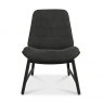 Gallery Collection Vintage Peppercorn Casual Chair - Dark Grey Fabric