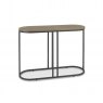 Signature Collection Chevron Weathered Ash Console Table