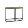 Signature Collection Chevron Weathered Ash Console Table