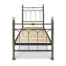 Headboards & Bedsteads Collection Krystal Antique Brass Bedstead Single 90cm