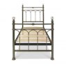 Headboards & Bedsteads Collection Krystal Antique Brass Bedstead Single 90cm