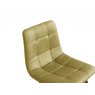 Gallery Collection Mondrian - Mustard Velvet Fabric Bar Stool with Black Legs (Pair)