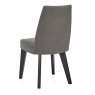 Premier Collection Brunel Gunmetal Upholstered Fixed Chair - Cold Steel (Single)