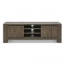 Bentley Designs Logan Fumed Oak Entertainment Unit- front on