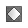Bentley Designs Renzo Zinc & Dark Grey Wall Mirror - square
